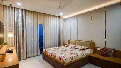 Bedroom in Mod Indica Residence