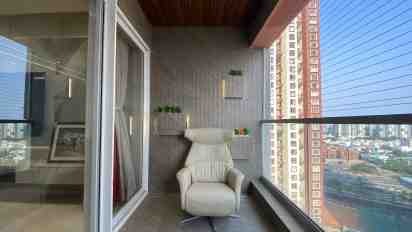 Balcony in Luxury 4BHK Flat