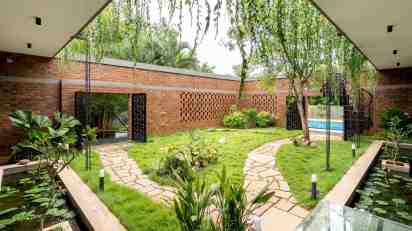 Backyard in Brick Abode