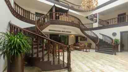 Staircase in Surendar Singh Residence