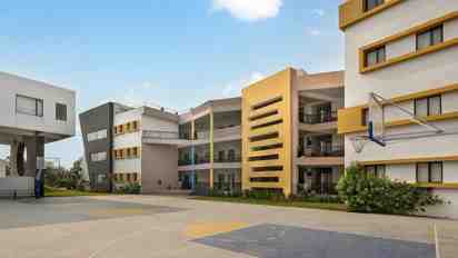 Outdoor Basketball Court at Cambridge International School