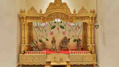 Pooja Mandir In Mr. Jimy Patel Residence