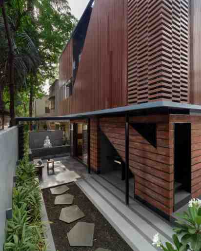 Backyard in The Brown Envelope House