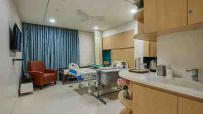 Patient Room in Aastrika Midwifery Centre
