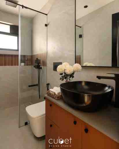 Bathroom In Texture Trove House