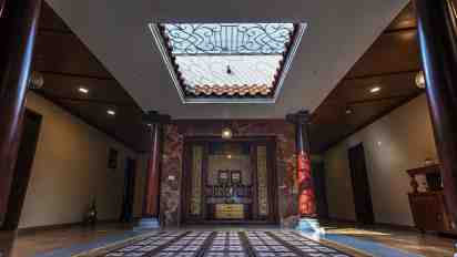 Courtyard in Mootram Veedu