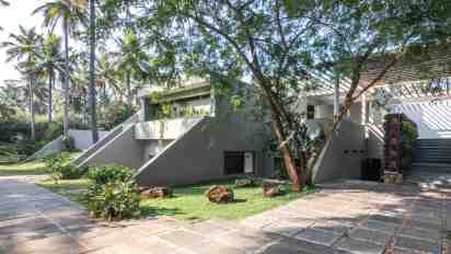 Backyard in Shreyas Wellness Retreat