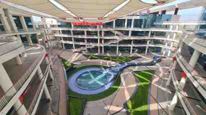 Courtyard in Super Academic Block IIT College