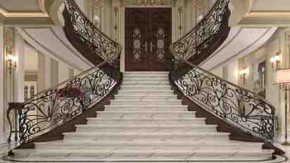 Staircase in Villa Blumhouse