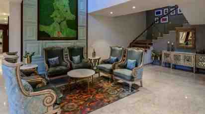 Resort Lounge in Pandav Retreat