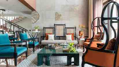 Living Room in Hibiscus Residence