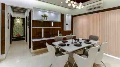 Dining Room in Shailesh Residence