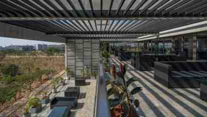 Rooftop in Woxsen University Library