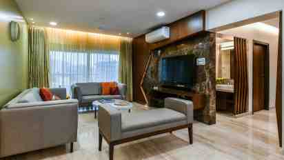 Living Room in Suburban Apartment