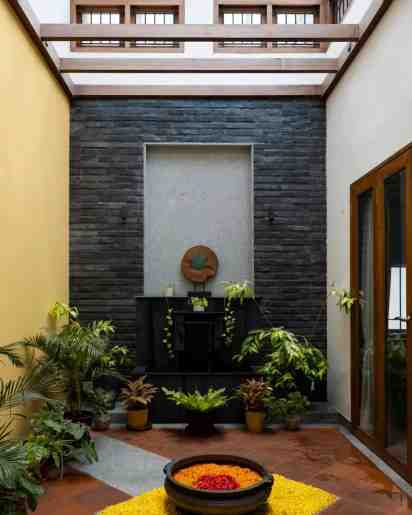 Courtyard in Roopesh Residence