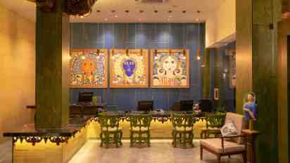 Hotel Reception in The Andhra Art and Crafts Hotel