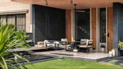 Backyard in Anahatam House