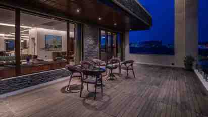 Rooftop in Vasuki Nandi Hills