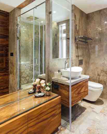 Powder Room in Swapna Residence