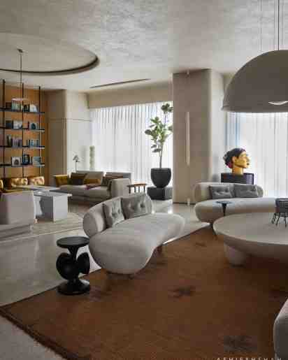 Living room in Vora residence