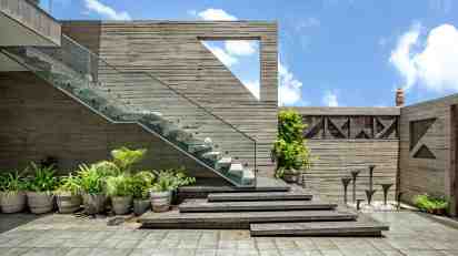 Staircase in Trupti Residence