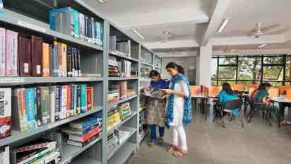 College Library Interior in College of Architecture