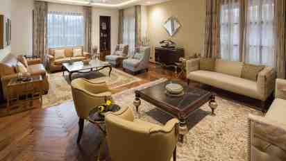 Living Room in the Aggarwal Residence