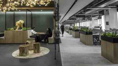 Office Interior of Russell Investments office