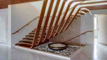 Staircase in Aranya House