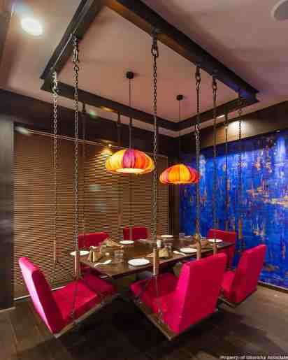 Restaurant Interior in Hungry Puppet Restarunt