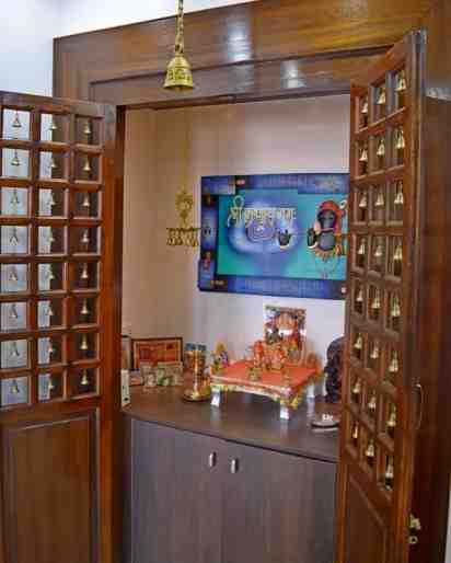 Pooja Mandir In L&T south city Apartment