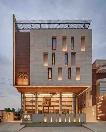Hotel Exterior Of ANS Pride
