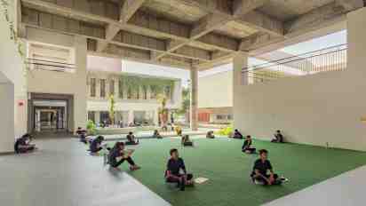 Courtyard in Northstar School