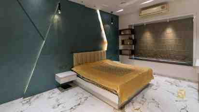 Bedroom in Hitesh & Vishal Shah Residence