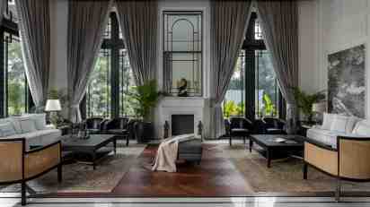Living room in House of Verandahs