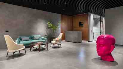 Office Reception in Panchshil Tech park