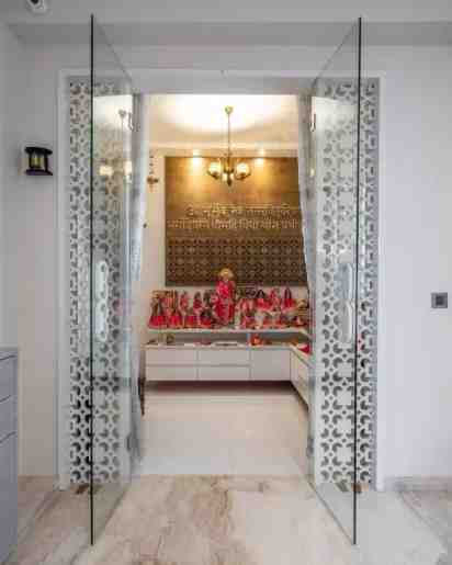 Pooja Room In Mr.Tushar Popat Residence