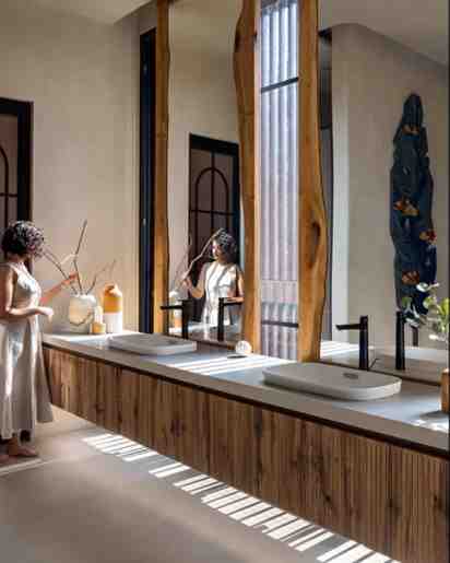 Powder Room in Anahatam House