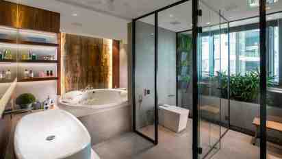 Bathroom In The Gurugram Penthouse
