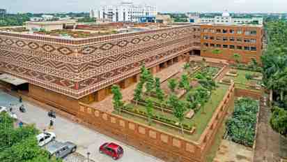 Office Exterior of Krushi Bhawan Government Office