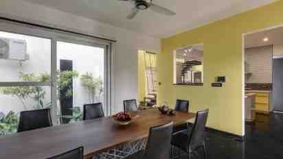 Dining Room in Daylight House