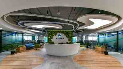 Office Reception in Nayara Energy Office