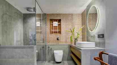 Bathroom In Champakunj Residence