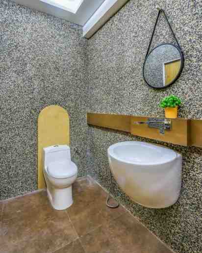 Powder Room in Chitrakut House