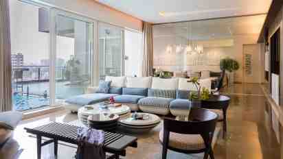 Living Room in manhattan residence