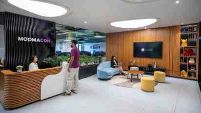 Office Reception in Modmacon Office