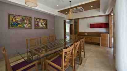 Dining Room in Mr. P. Chaudhari Residence
