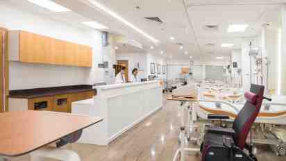 Nurse Station in Aakash Healthcare