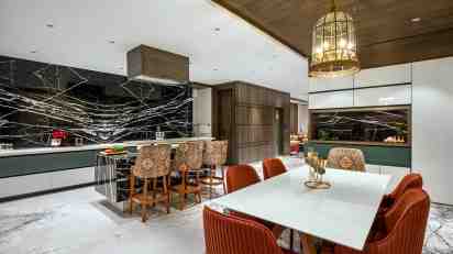 Dining Room in Trupti Residence