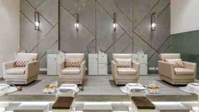 Salon Interior in The White Door Nail Spa